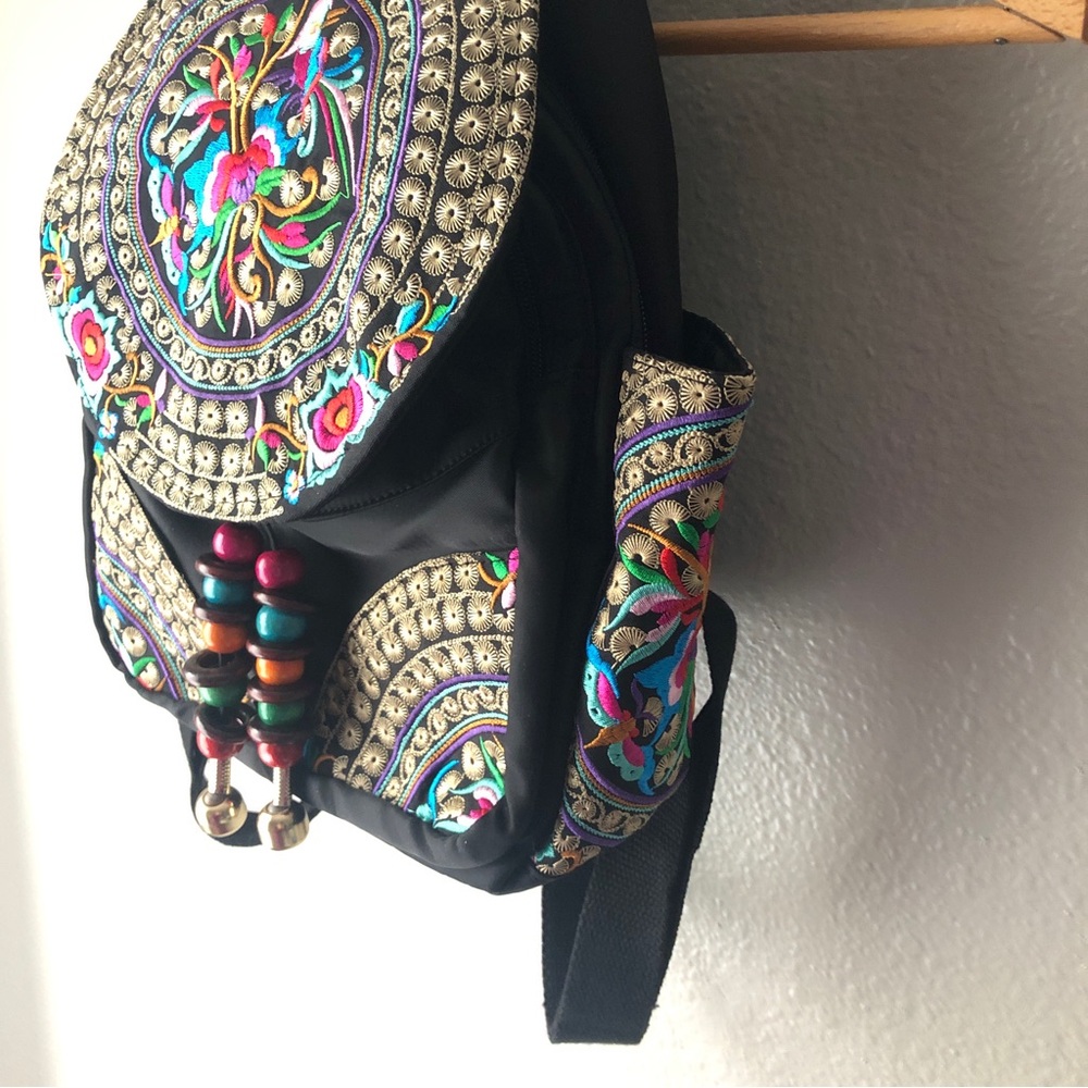 Eclectic Embroidered Backpack - Picture 5 of 9